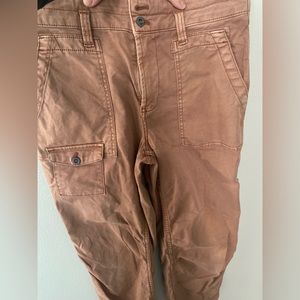 Anthropologie mauve cargo pants, size 29